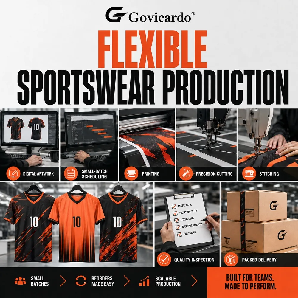 Flexible Sportswear Manufacturing & Supply Chain | Govic