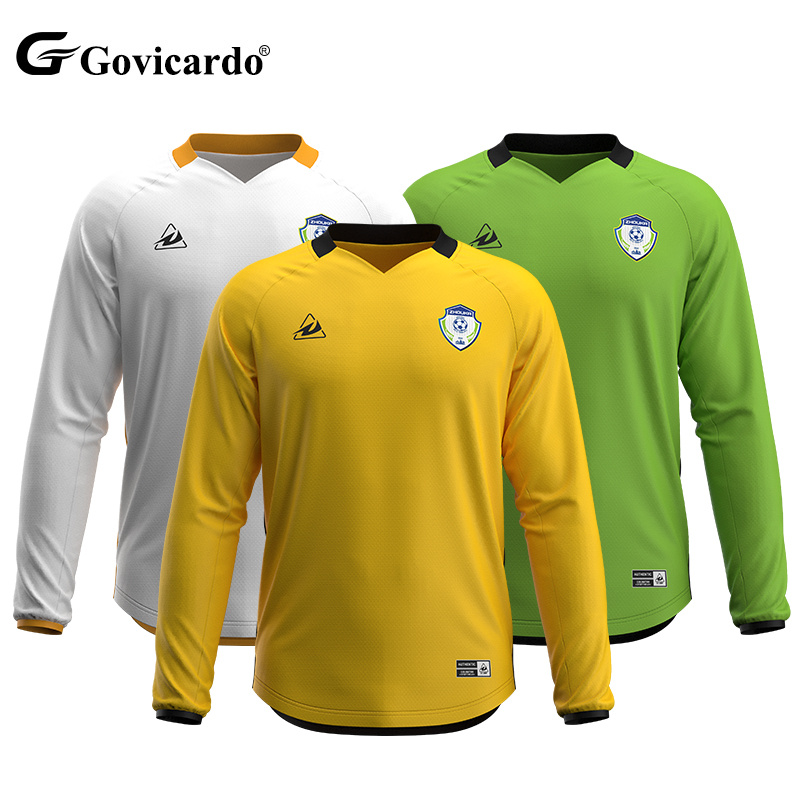 Bulk OEM Custom Printed Polyester Breathable Long Sleeve Tea