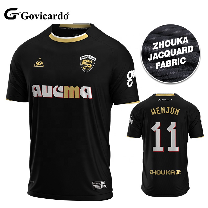 Custom Durable Jacquard Football Shirt Digital Printed Team 