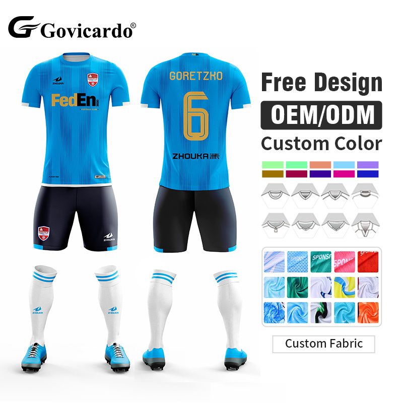 Professional Custom Team Soccer Uniforms for Men Full Sublim