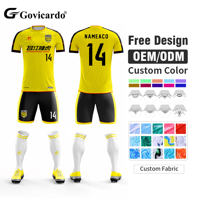 OEM Custom Soccer Jersey Set Breathable Sublimation Maillot 