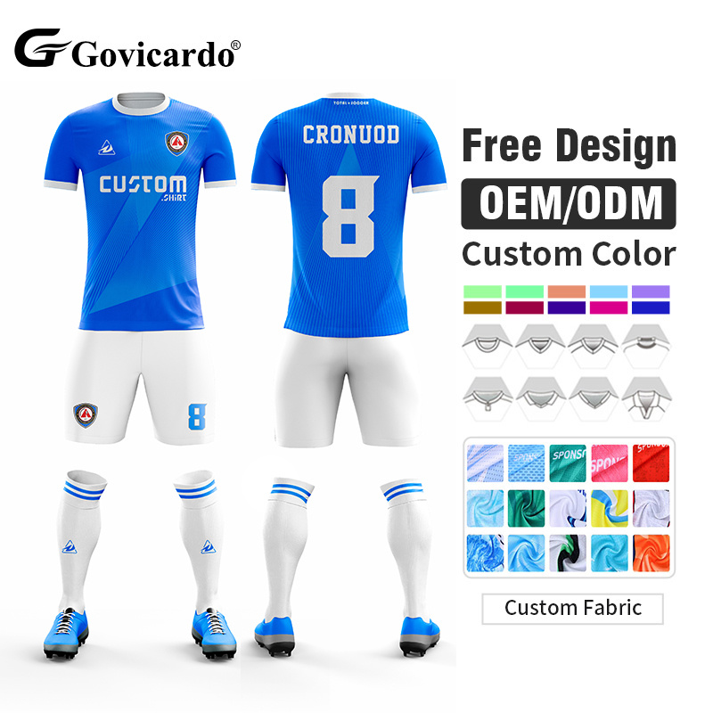 Factory Direct Professional Soccer Wear Full Set Moisture Wi