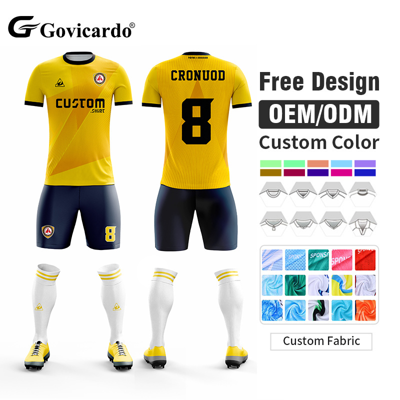 Factory Supplier Wholesale Soccer Uniforms Custom Plain Brea
