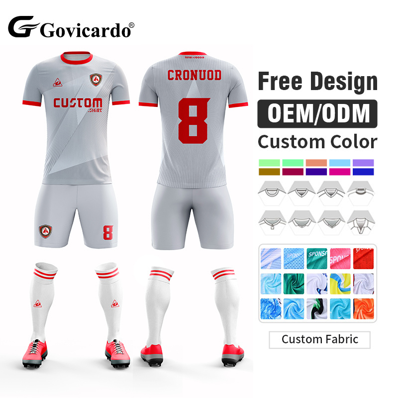 Custom Team Soccer Uniform Full Set for Men Breathable Subli