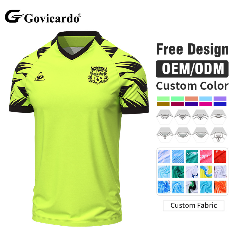 Professional Custom Soccer Jersey Top 100% Polyester Football Shirt Uniform Team Club Sublimation Printing Logo Name Number
