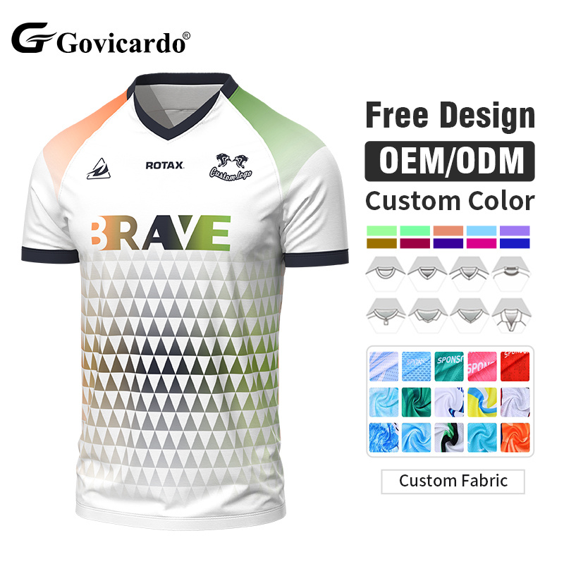 OEM Service Custom Soccer Jersey Supplier High Quality Sublimation Breathable Soccer Uniform Football Team t Shirt for Men