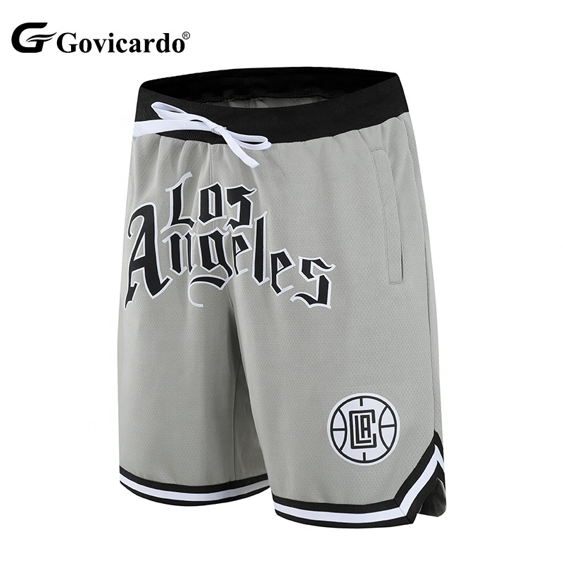 Custom Logo Polyester Breathable Printing Basketball Shorts 