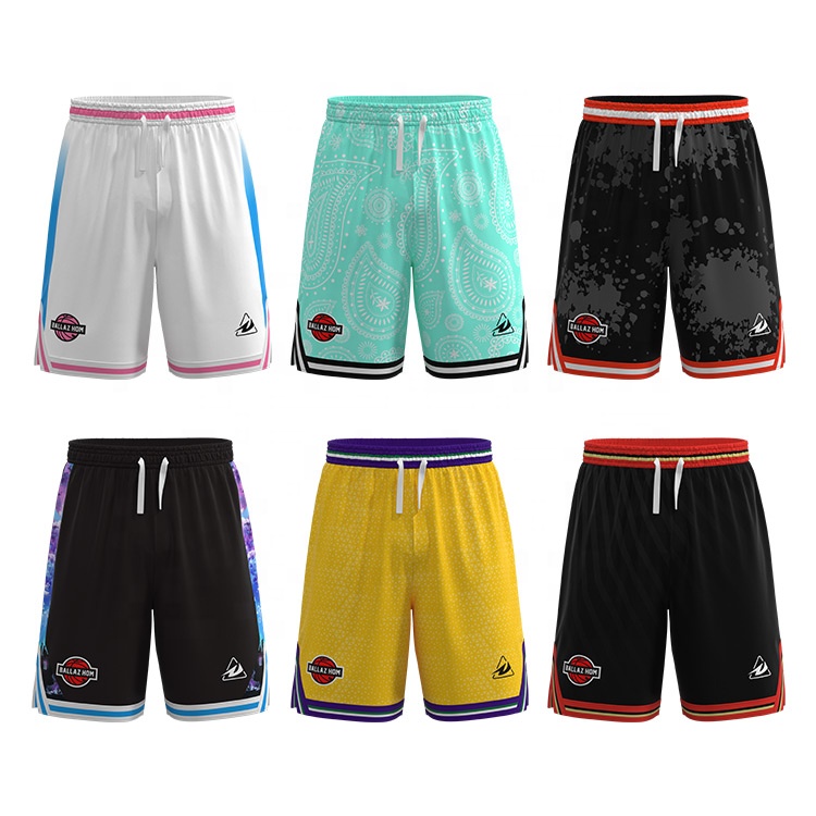 New Style Breathable Men Mesh Basketball Shorts Custom Design Comfortable Basketball Short Men
