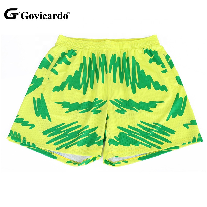 Summer Athletic Running Sport Casual Mesh Shorts for Men Cus