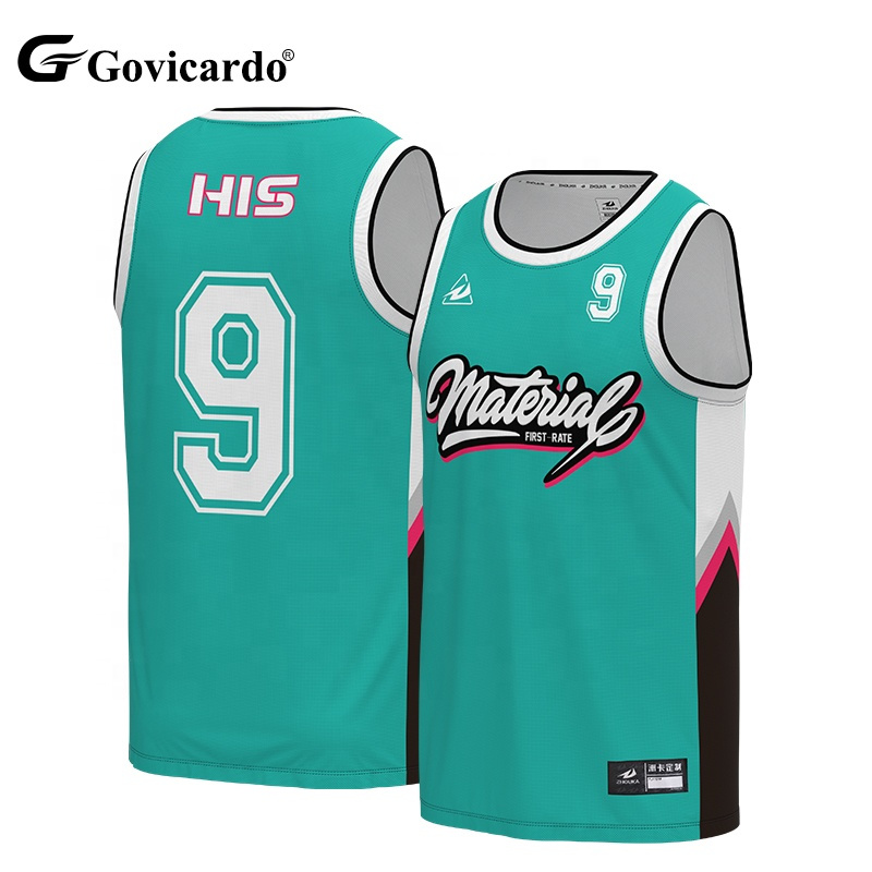 Men's Custom Wholesale Basketball Jersey Breathable Mesh Des