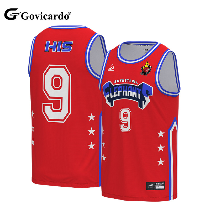 Custom Men's Quick Dry Basketball Singlet Polyester Mesh Jersey Embroidery Sublimation New Design Breathable Basketball Uniform