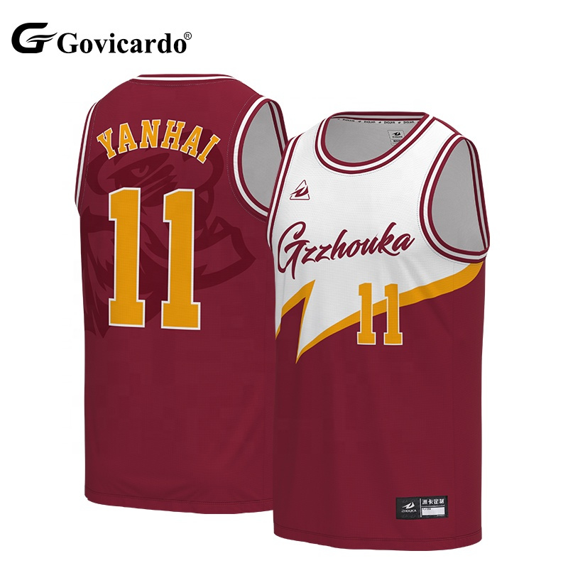 Custom Sublimation Players Numbers Basketball Uniforms Breat