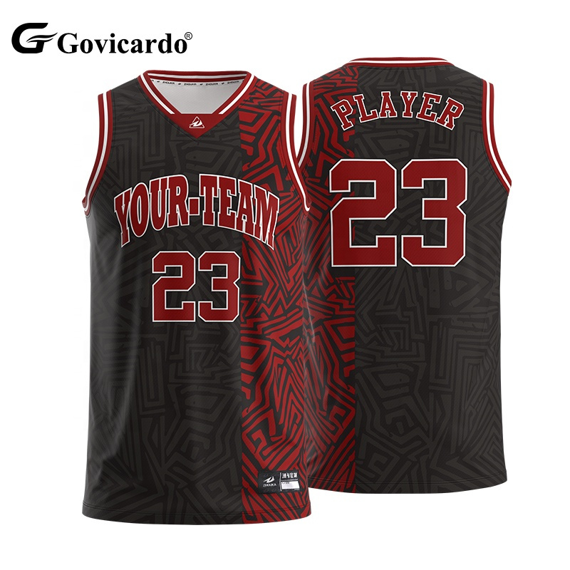 Custom Original Sublimation Embroidery Retro Basketball Jers