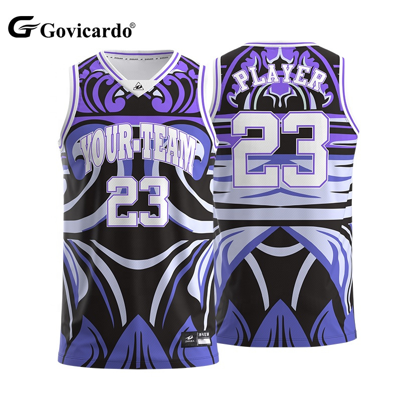 Custom Men's Basketball Uniform Jersey Tops Quick Dry Retro Mesh Singlet Vest Shirt with Sublimation Print Breathable New Design