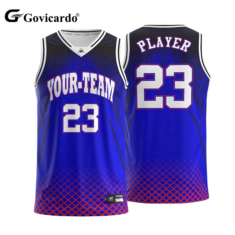 Oem Custom Youth Basketball Uniform Polyester Quick Dry Mesh