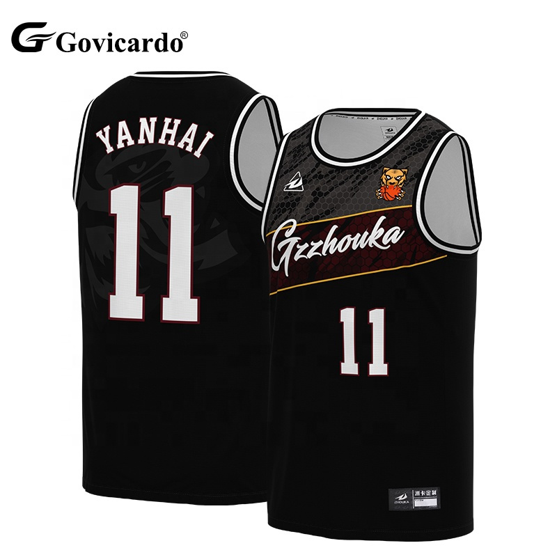 Custom Design Men's Basketball Jersey Uniform Shirt High Quality Sublimation Printed Comfortable and Breathable Singlet