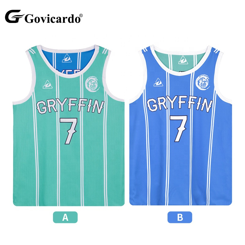 Men's Breathable Basketball Jersey Singlet Shirt Custom Sportswear-Double Side Reversible Sublimation Basketball Clothes Wear