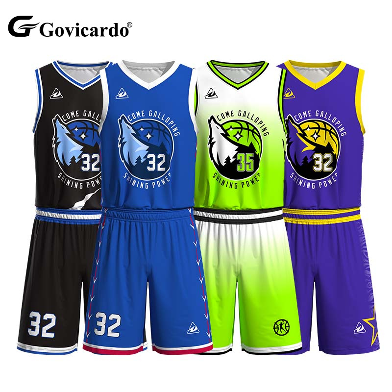 Custom Men's Basketball Wear Breathable Reversible Jersey Sp