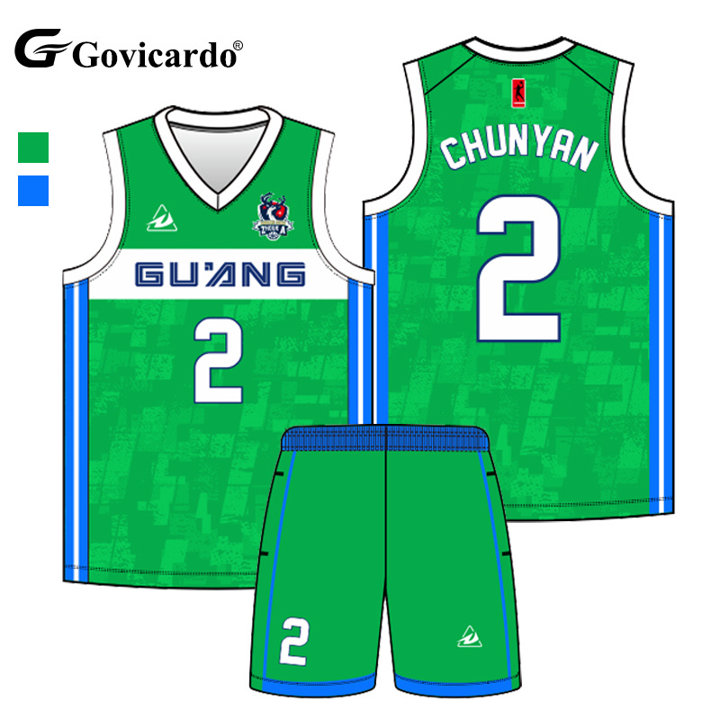 Custom Unisex Reversible Basketball Jersey Set Breathable Qu