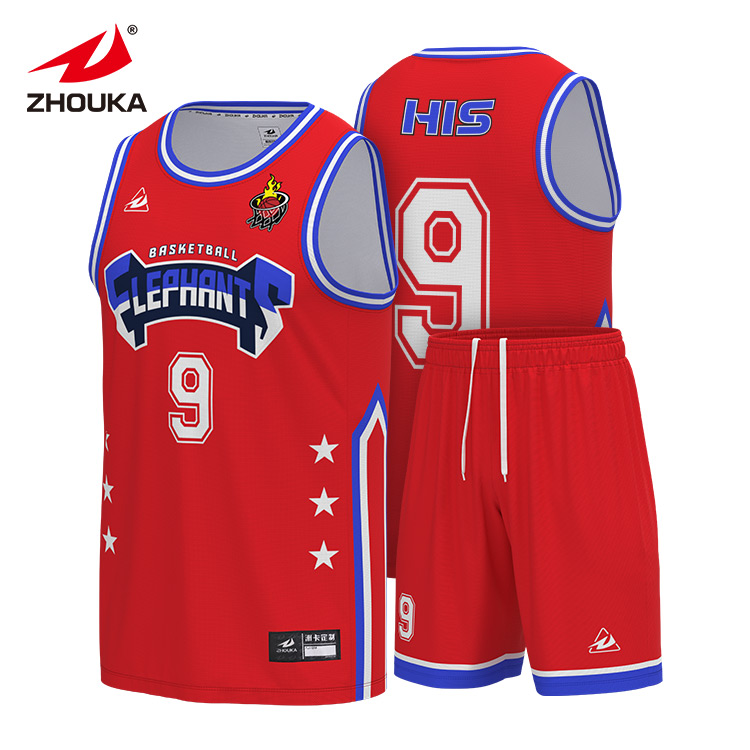 High Quality Custom Logo Men's Basketball Jersey Set Breatha