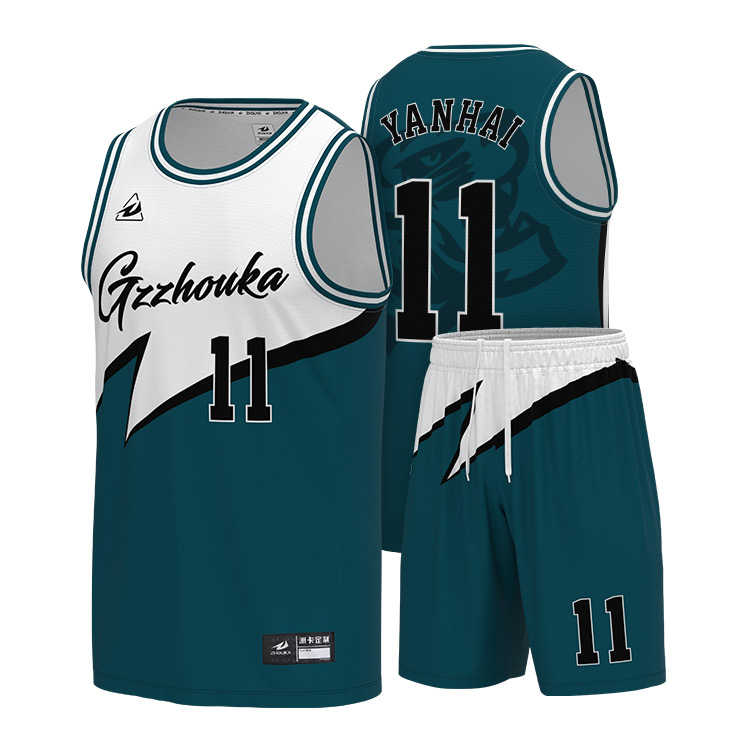 Men's High Quality Custom Basketball Jersey Set Breathable Q