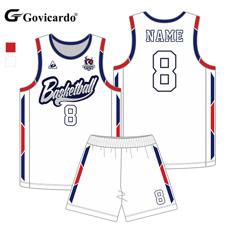 Customizable High Quality Reversible Basketball Jersey Breathable Full Sublimation Design OEM Logo Quality Basketball Wear Sets