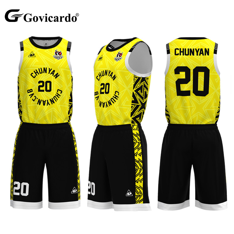 Best Design Custom Name Number Sublimation Polyester Basketball Jersey Sets Breathable Training Men Basketball Wear Uniform Kits
