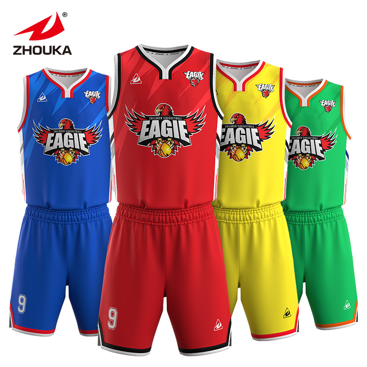 Custom 100% Polyester Quick Dry Breathable Sublimation Kids 