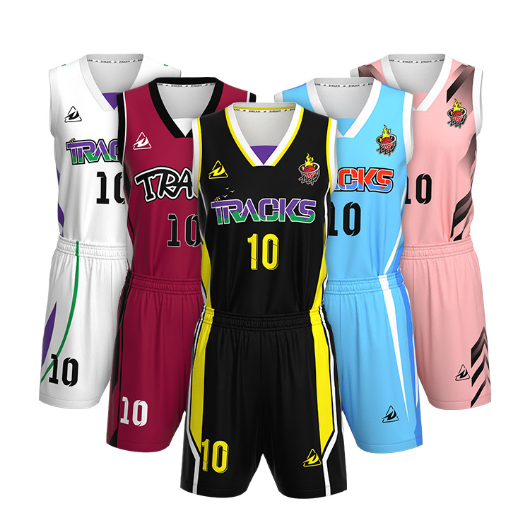 2024 Quicky Dry Breathable Women Basketball Uniform Free Custom Design Team Basketball Jersey Set