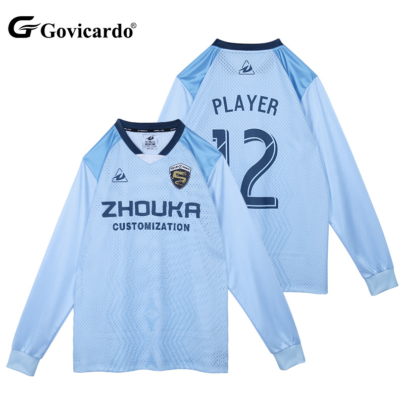 Custom Sublimation V-Neck Retro Soccer Jersey Quick Dry Polyester Breathable Men Streetwear Classic Vintage Mesh Football Shirt