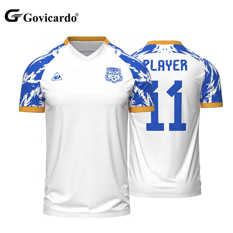 High Quality Custom Heat-Transfer Printed Football Jersey Re