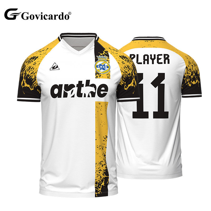 Factory Custom Oversize Vintage Soccer Wear Uniform Embroide
