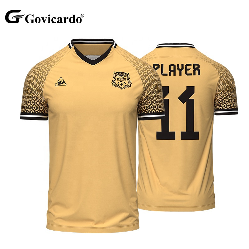 New Arrival Wholesale Sublimation Embroidered Soccer Jersey 