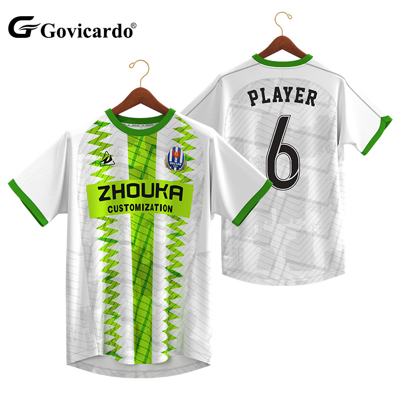 New Design Custom Logo Club Team Football Wear Jersey Breathable Training Retro Adult Shirt Sublimation Print Soccer Tracksuit
