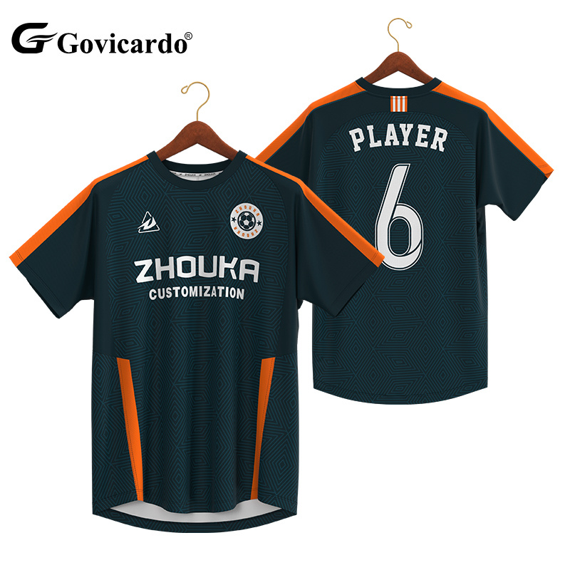 OEM & ODM Factory Custom Sublimation Printing Football Shirt