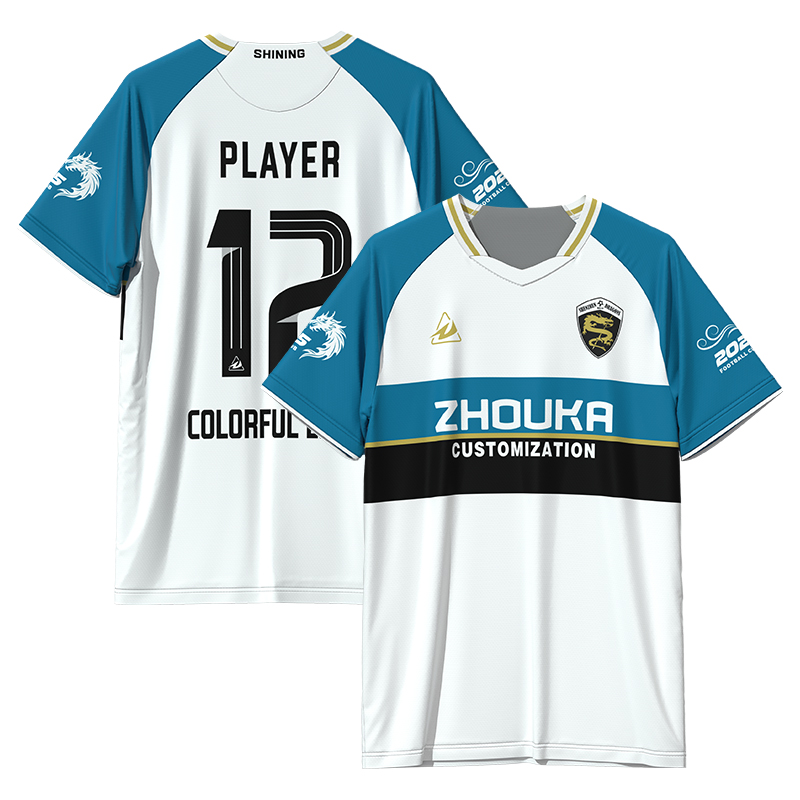 Custom High Quality Jacquard Men's Vintage Soccer Uniform Re