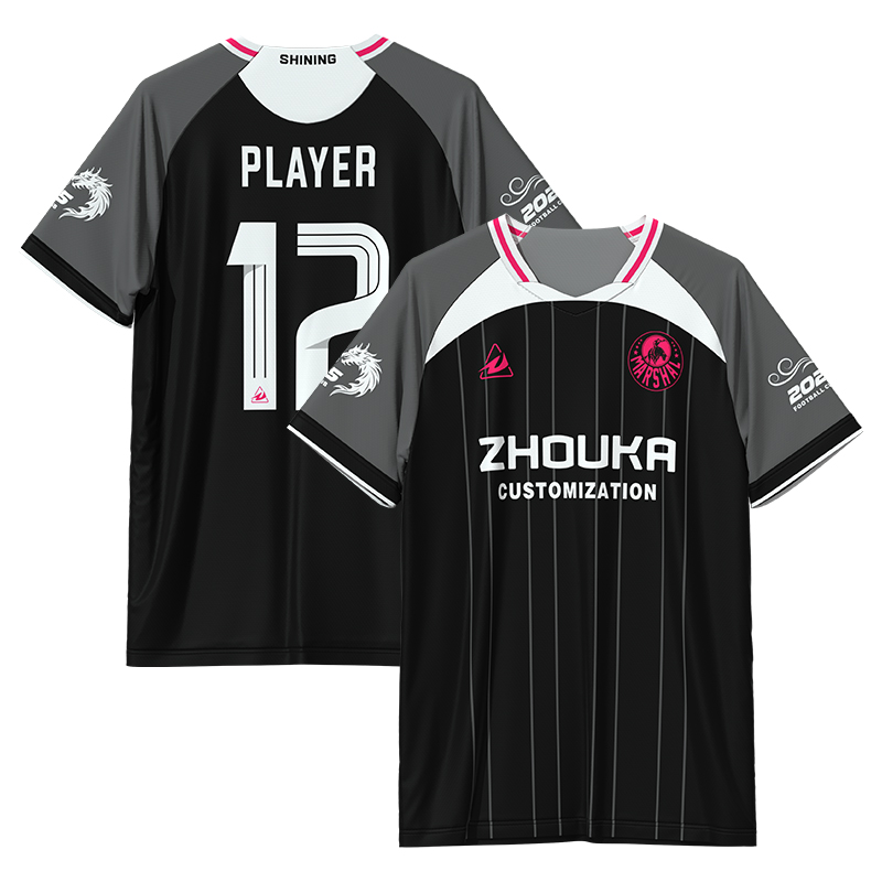 Custom Men's Retro Soccer Jersey High Quality Jacquard Fabri