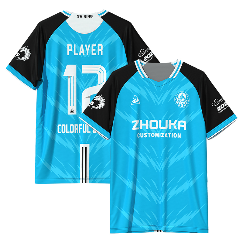 Jacquard Polyester Sublimated Retro Soccer Jersey Custom Football T-Shirt Breathable Soccer Wear Team Sports Shirts for Men