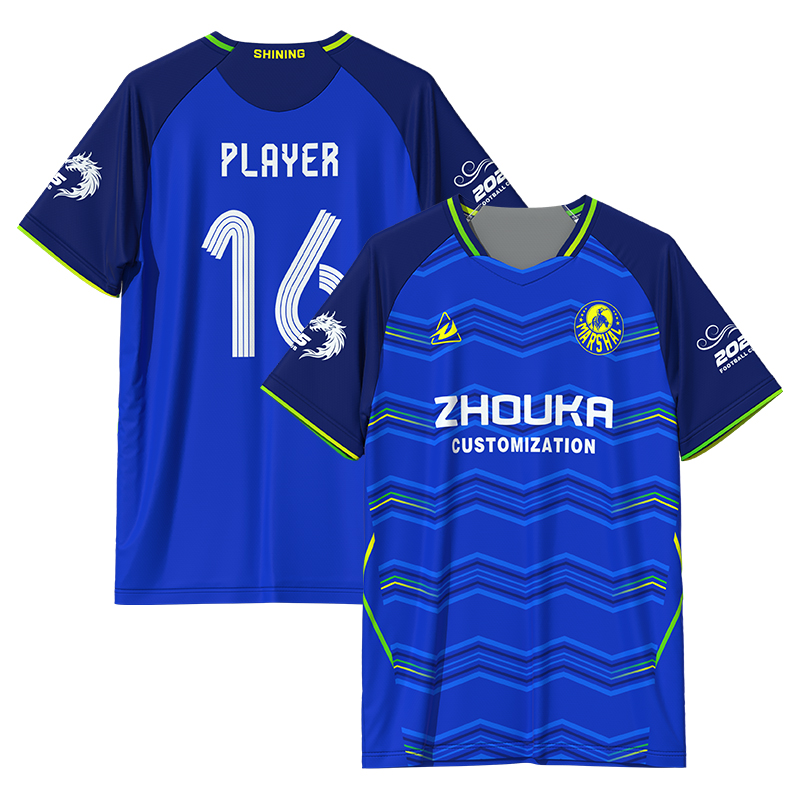 OEM Custom Retro Soccer Jersey Shirt Breathable Jacquard Mai