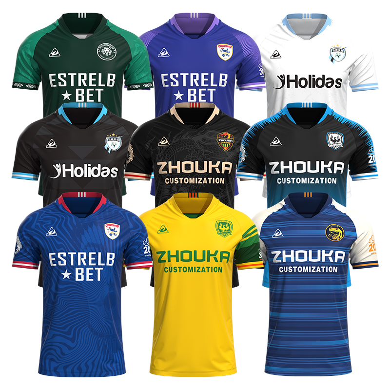 All Over Sublimation Print Soccer Uniform Football Shirts Cu