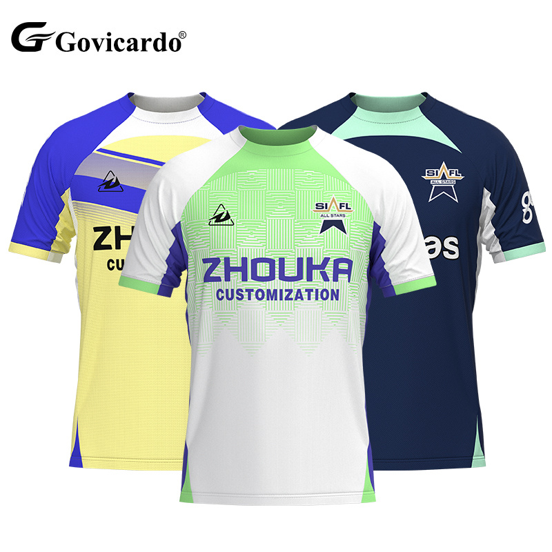 OEM Custom Men's High Elastic Jacquard Poly Spandex Soccer J