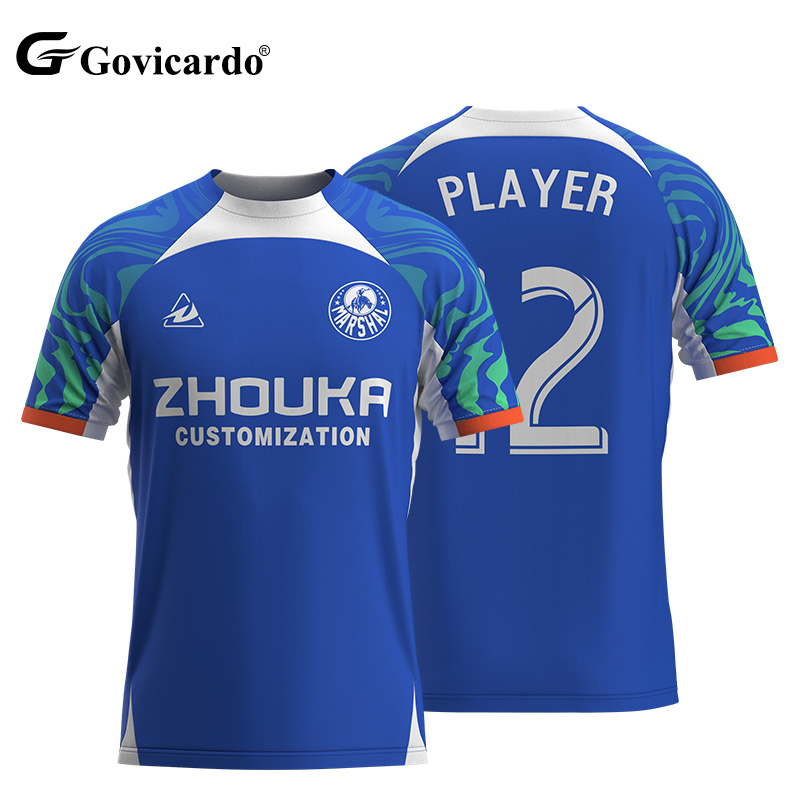 Professional Jacquard Match Soccer Jersey Manufacturer OEM C
