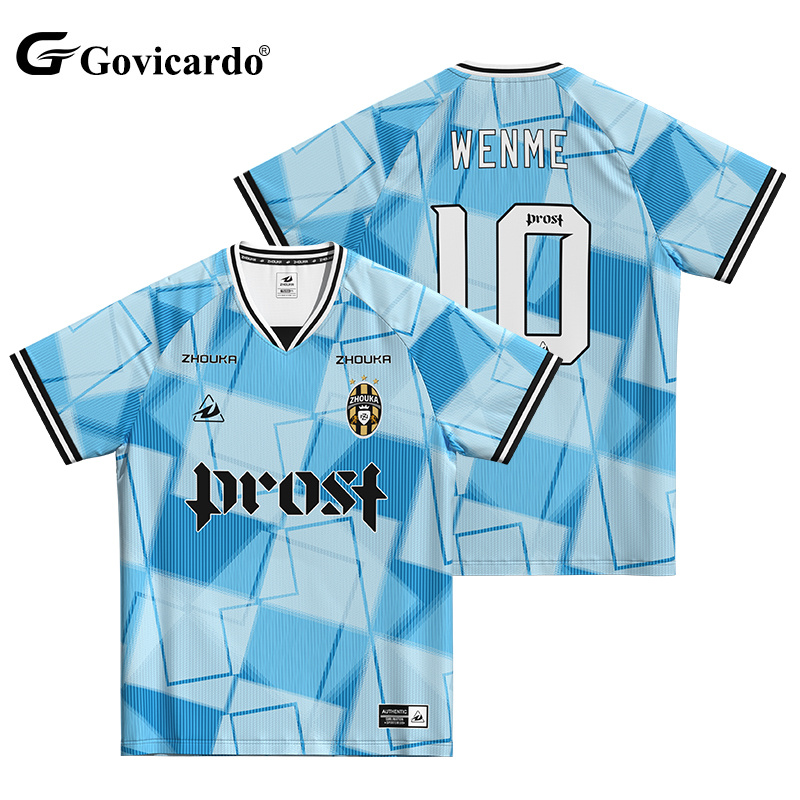 Sublimation Classic Retro Football Shirt Wholesale Custom Breathable Polyester Design Streetwear Jersey Vintage Soccer Shirt
