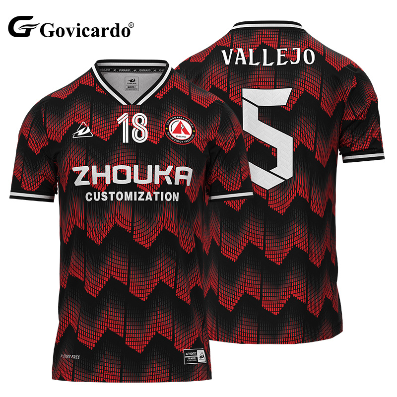 High Quality Custom Jacquard Player Version Soccer Football 