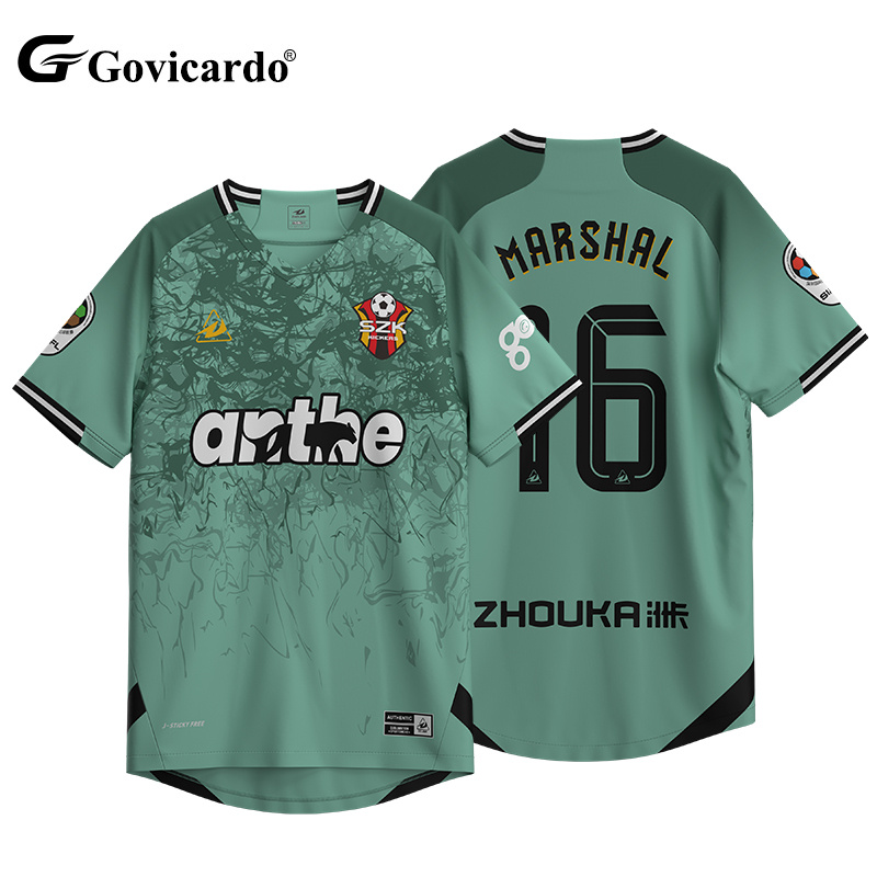 High-Performance Polyester Jacquard Men's Soccer Jersey Shir