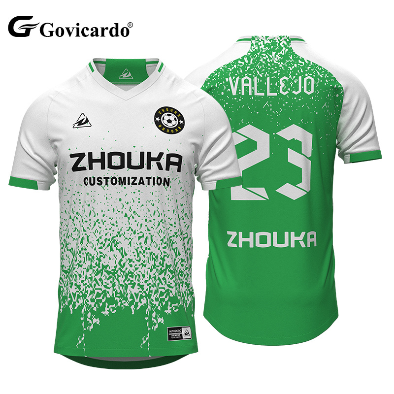 Custom Jacquard Polyester Sublimated Soccer Shirts & Tops Li