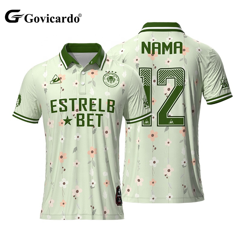 OEM ODM Custom Sublimated Retro 100%Polyester Football Shirt