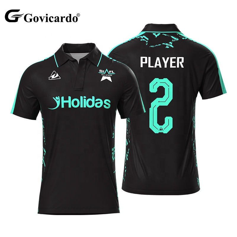 High Quality Custom Sport Training Vintage Classic Men Polo Football Shirt Sublimated Digital Printing Logo Soccer Jersey