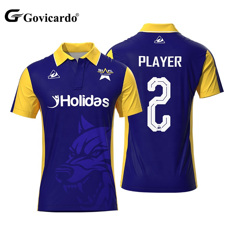 Custom Men's Football Shirt Breathable Retro Classic Polo Sublimation Low MOQ Casual Outdoor Adult Wear OEM Service Available