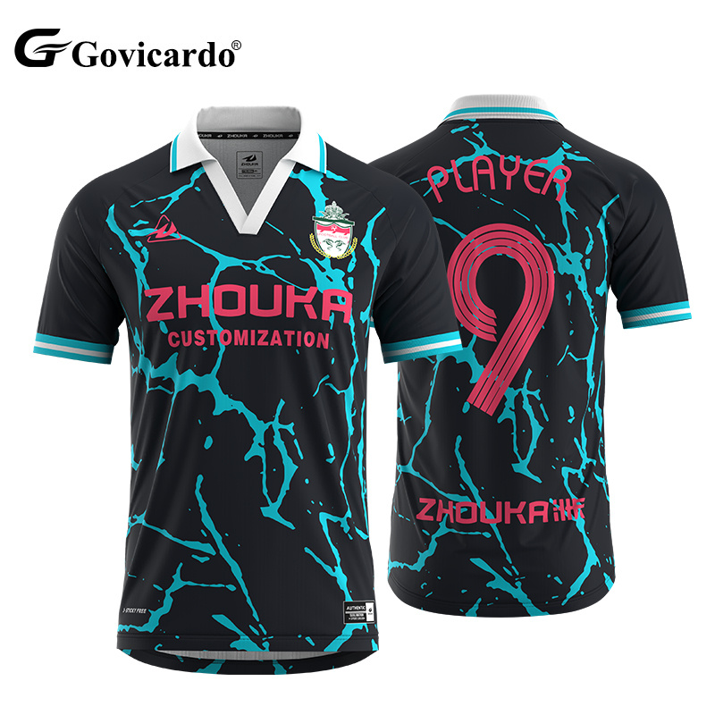 Wholesale Custom Retro Soccer Shirts Breathable Vintage Foot